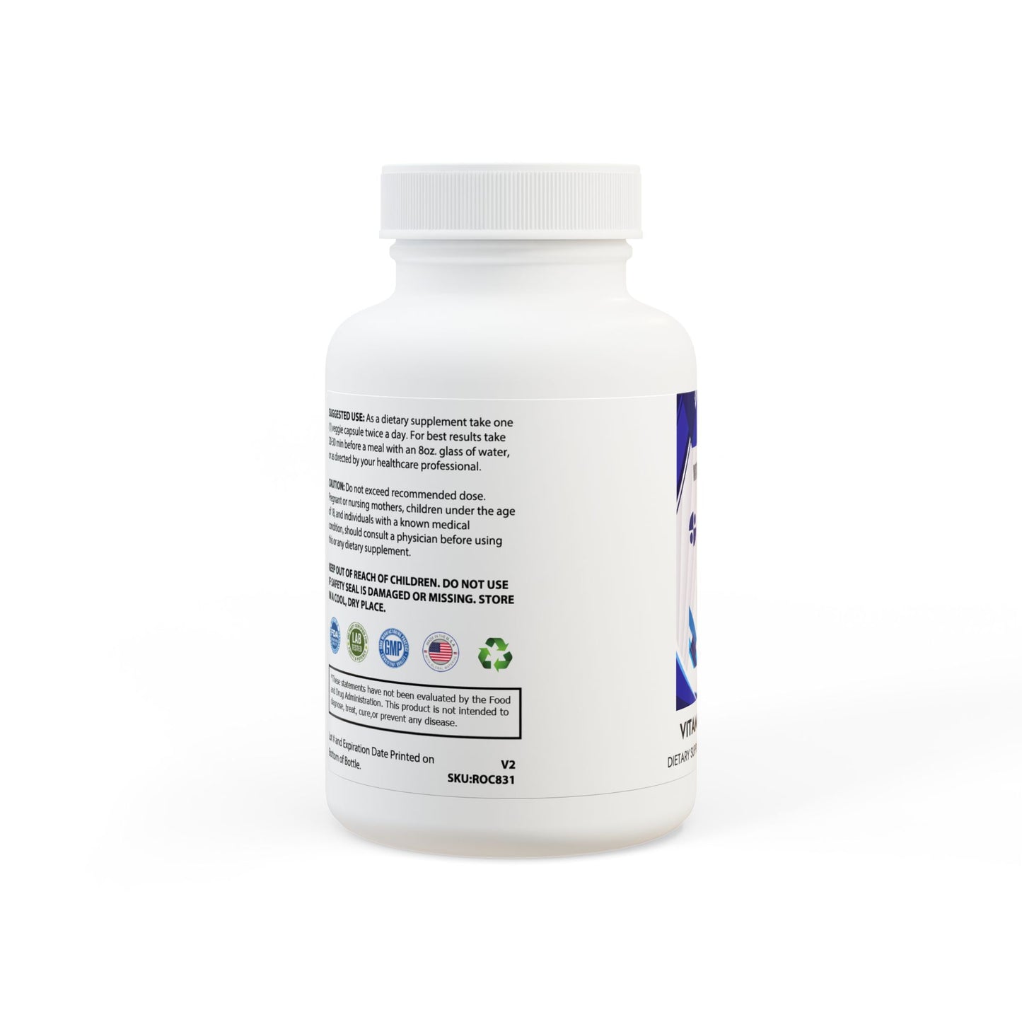 Vitamin K2 + D3 Supplement (60 Capsules)