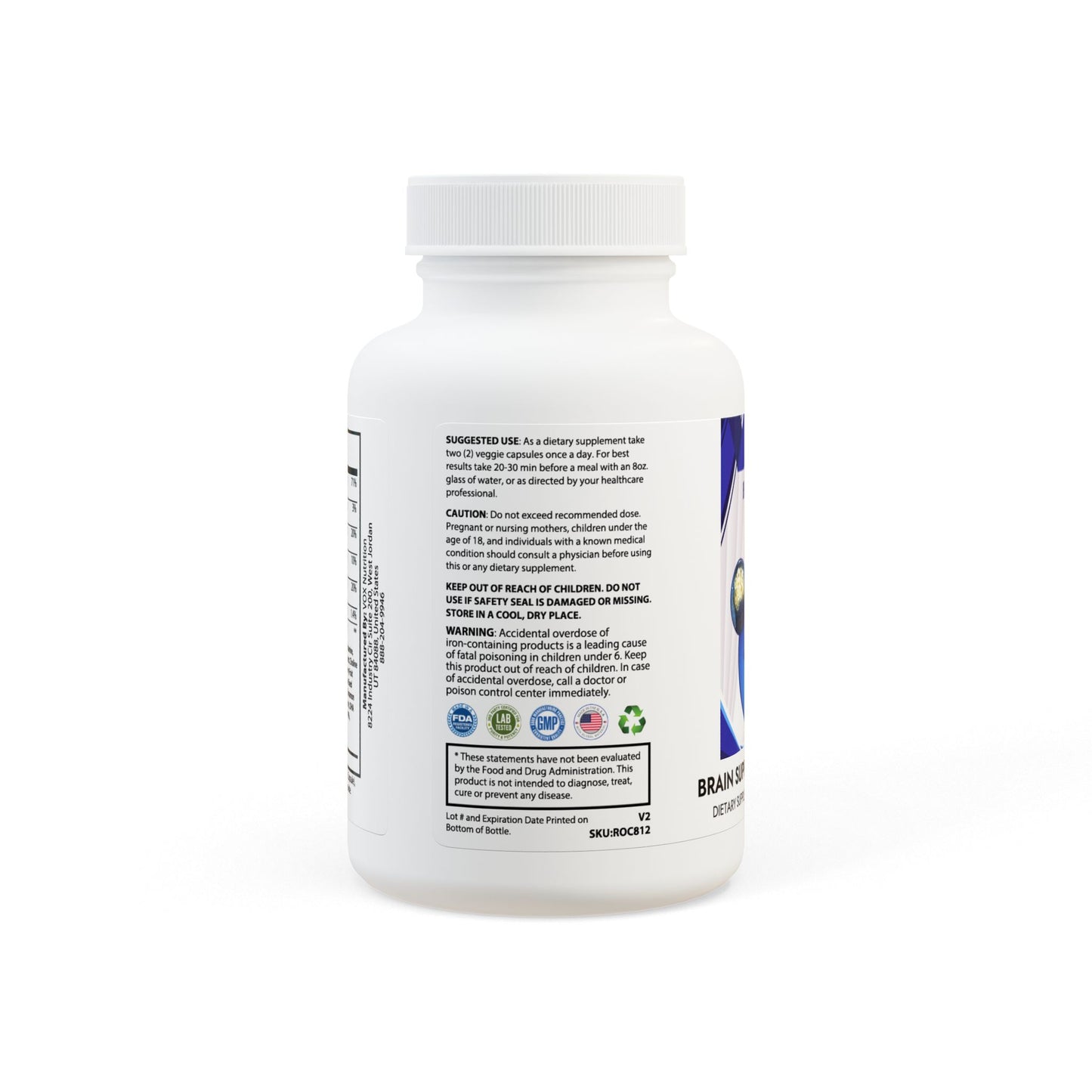 Brain Support Complex Supplement (60 Capsules)