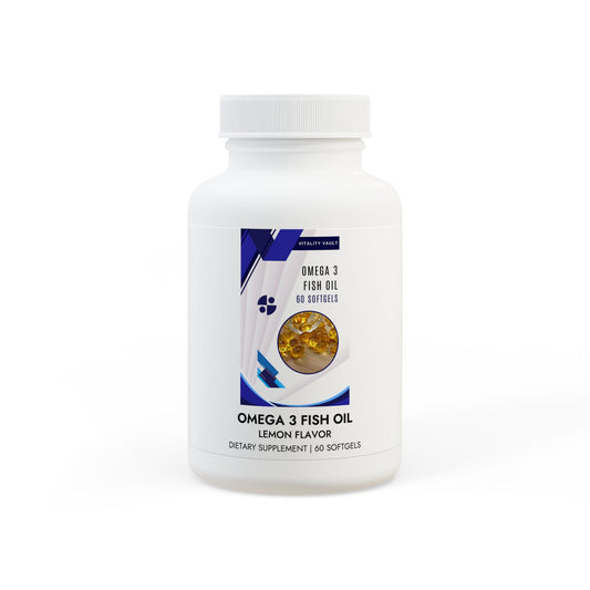 Omega 3 Fish Oil Supplement (60 Softgels)